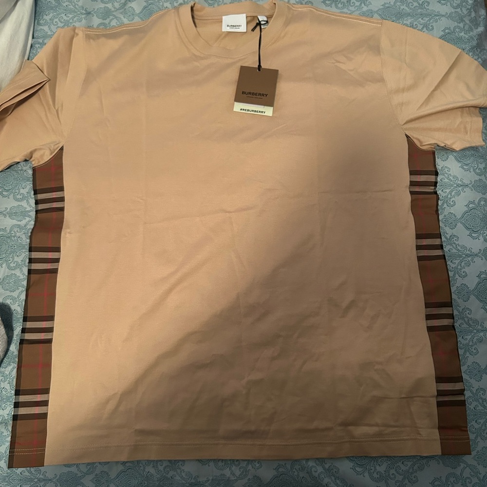 Burberry Tan Short Sleeve Tee